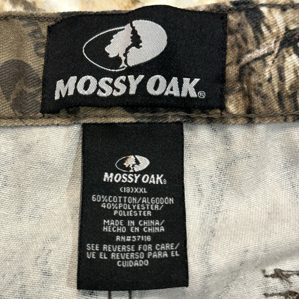 Mossy Oak Youth Size 18 XXL (29 x 30) Camo Cargo Pants - Picture 3 of 8